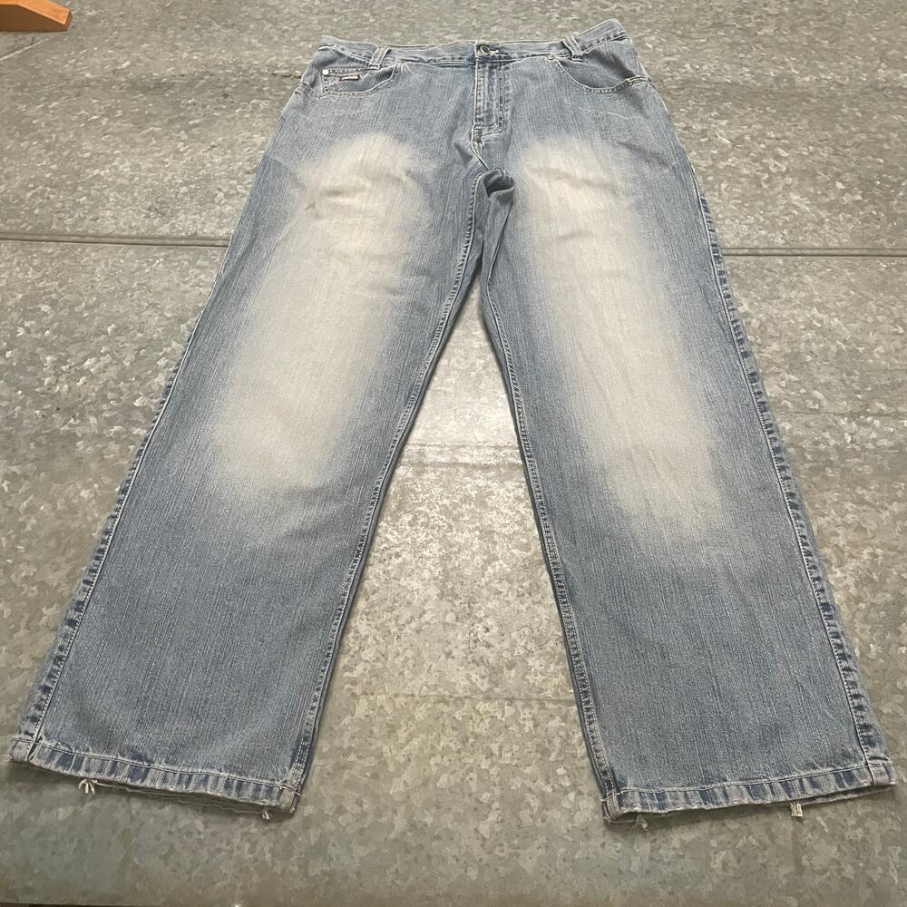 Vintage Mecca 90s Y2k Wide Legs Jeans Mens 36x32 Hip Hop Skate Indie Grunge